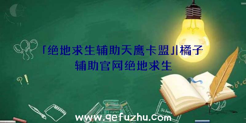 「绝地求生辅助天鹰卡盟」|橘子辅助官网绝地求生